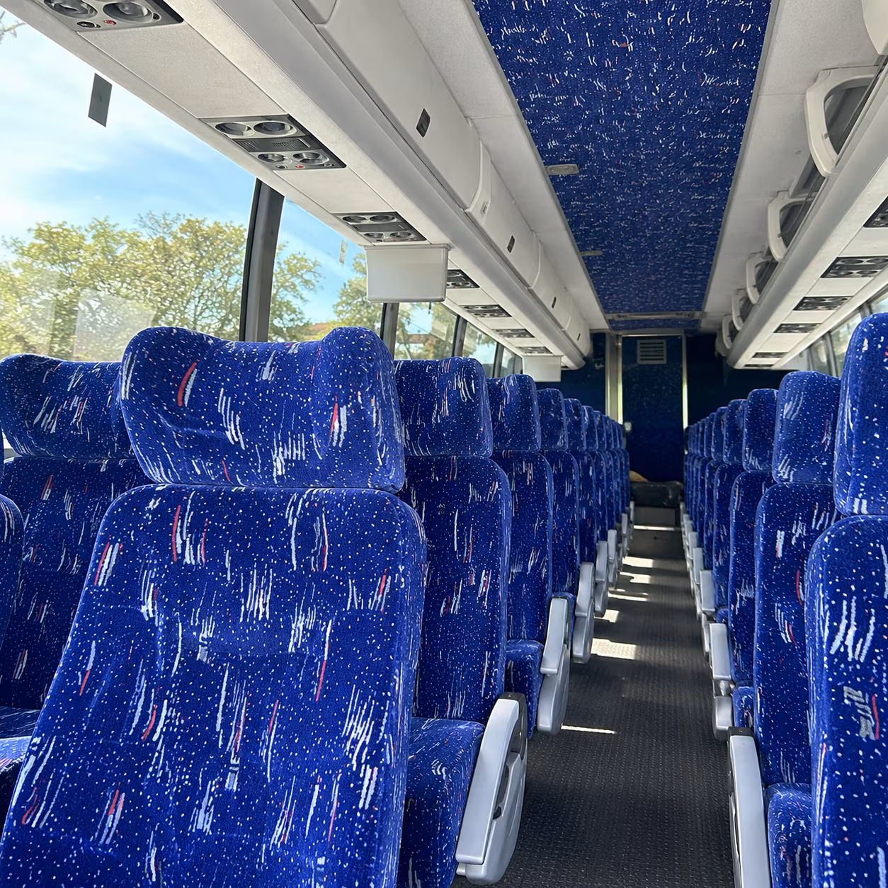 pasadena charter bus services inside